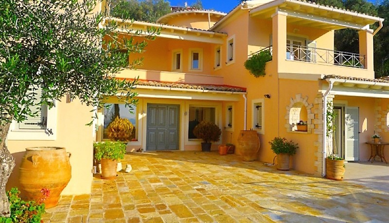Corfou - Villa représentative dans le style d'une maison de maître